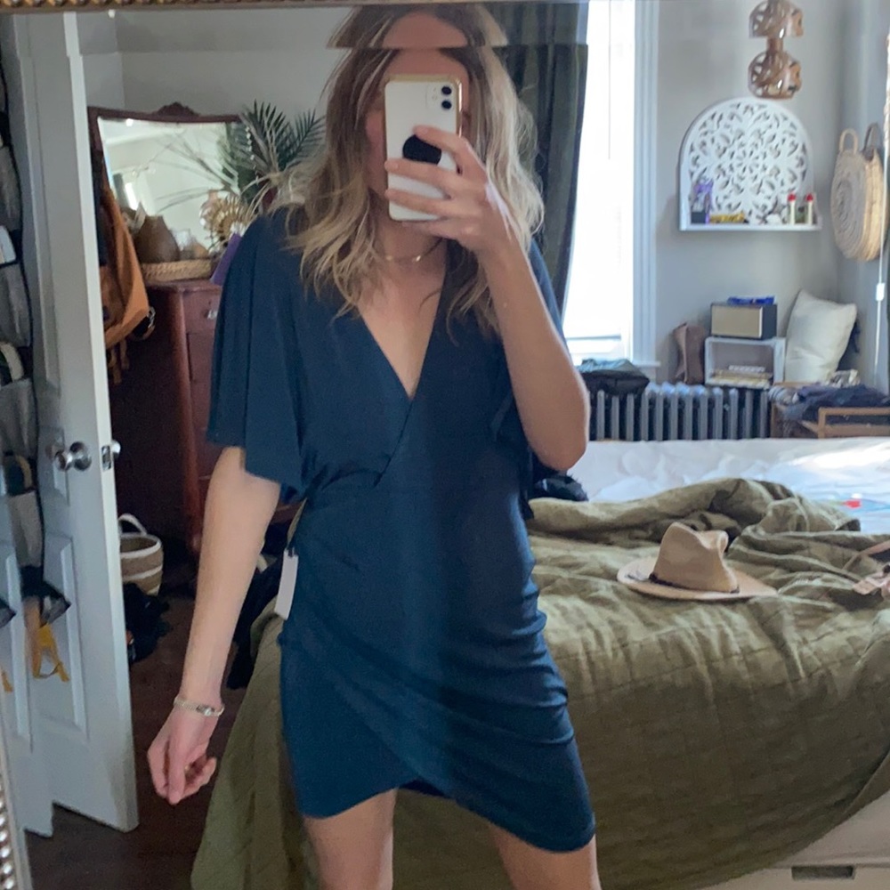 ASTR The Label Teal Blue Dress 🖤